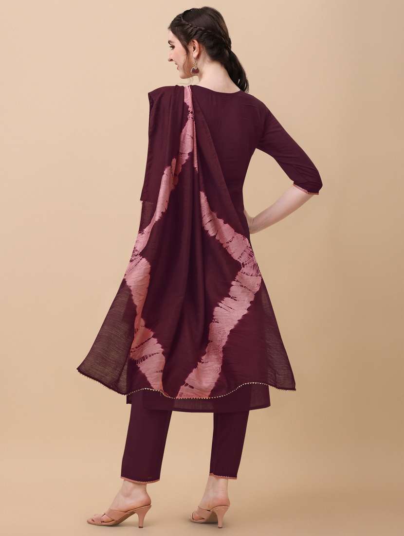 women kurta pant set with dupatta - 21309061 -  Standard Image - 2