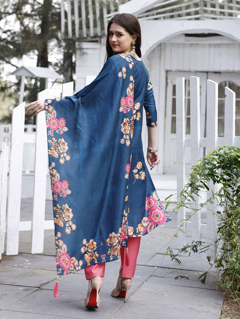 women kurta pant set with dupatta - 21309090 -  Standard Image - 2