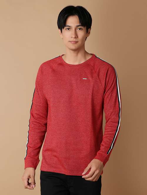 men taped long sleeve t-shirt - 21311051 -  Standard Image - 0