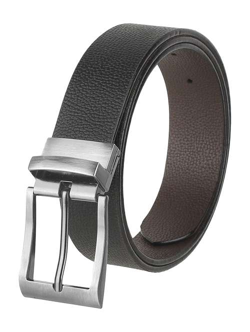 black leather belt - 21313800 - Standard Image - 0