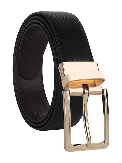 black leather belt - 21313807 - Standard Image - 0