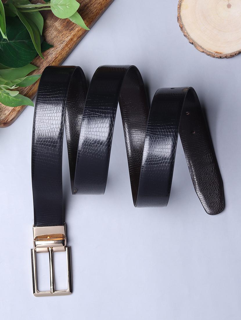 black leather belt - 21313810 - Standard Image - 2