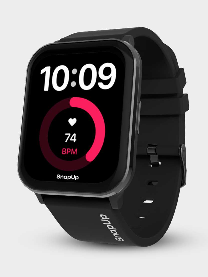 snapup vision bluetooth calling smartwatch (black)