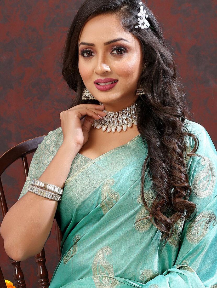 women self design banarasi saree with blouse - 21317396 - Standard Image - 2