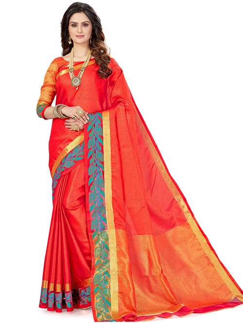 women self design banarasi saree with blouse - 21317634 - Standard Image - 0