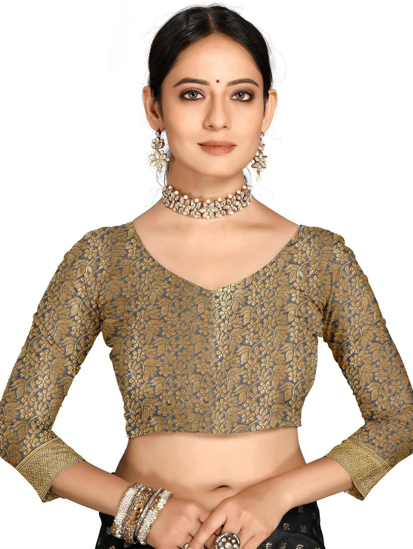 women self design banarasi saree with blouse - 21317708 - Standard Image - 2