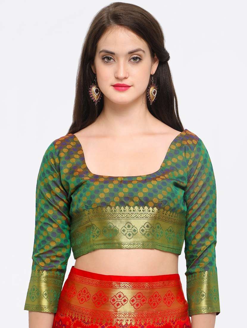 women self design patola saree with blouse - 21317769 - Standard Image - 2