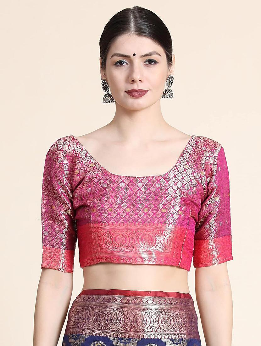women self design patola saree with blouse - 21317930 - Standard Image - 2
