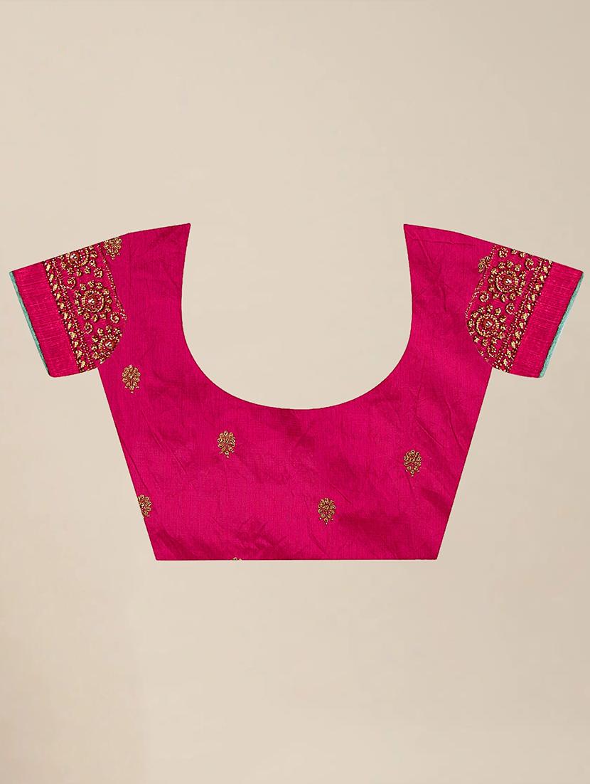 women neo mint embroidered saree with blouse - 21317951 - Standard Image - 2