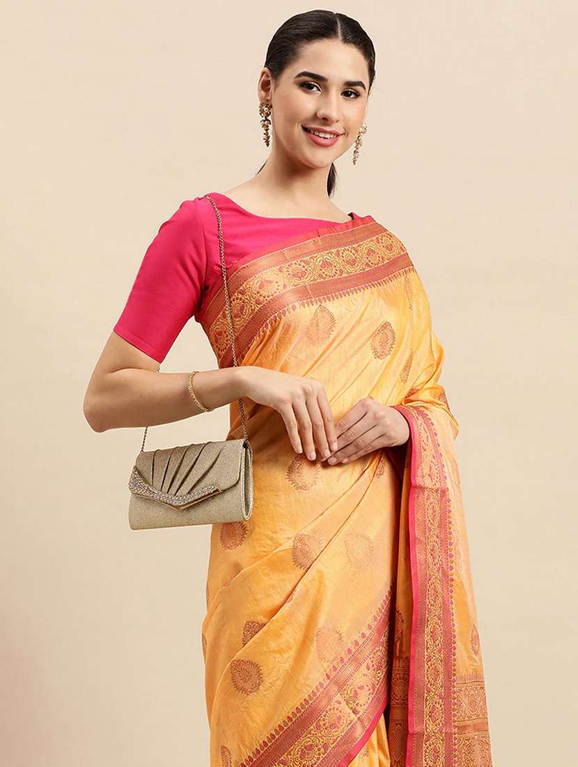 women self design banarasi saree with blouse - 21317955 -  Standard Image - 2
