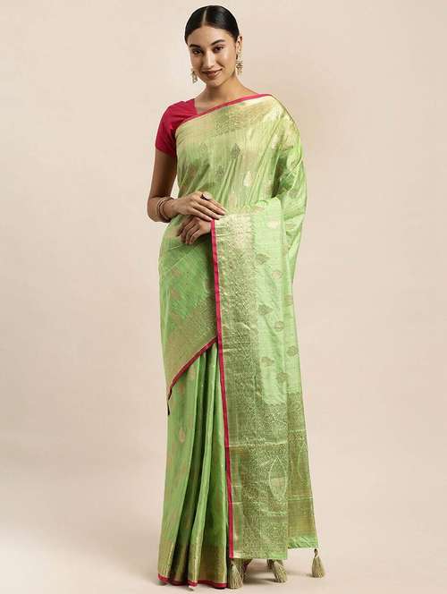 women self design banarasi saree with blouse - 21317965 - Standard Image - 0