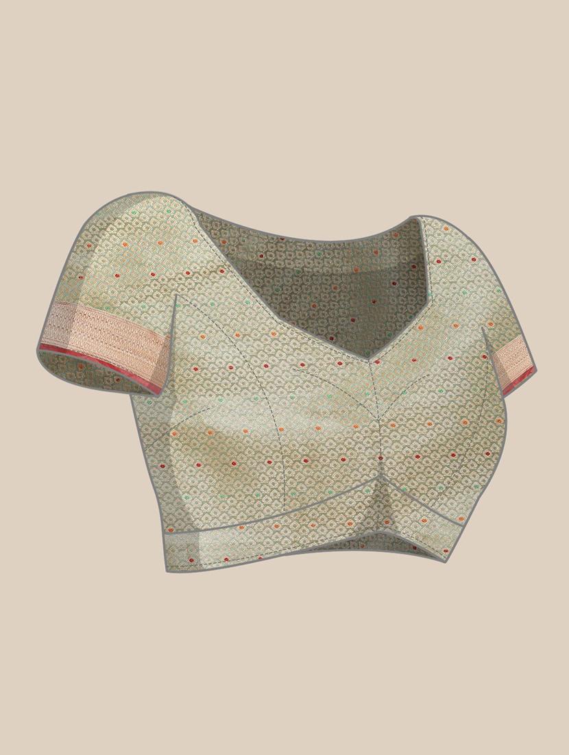 women self design banarasi saree with blouse - 21317978 - Standard Image - 2