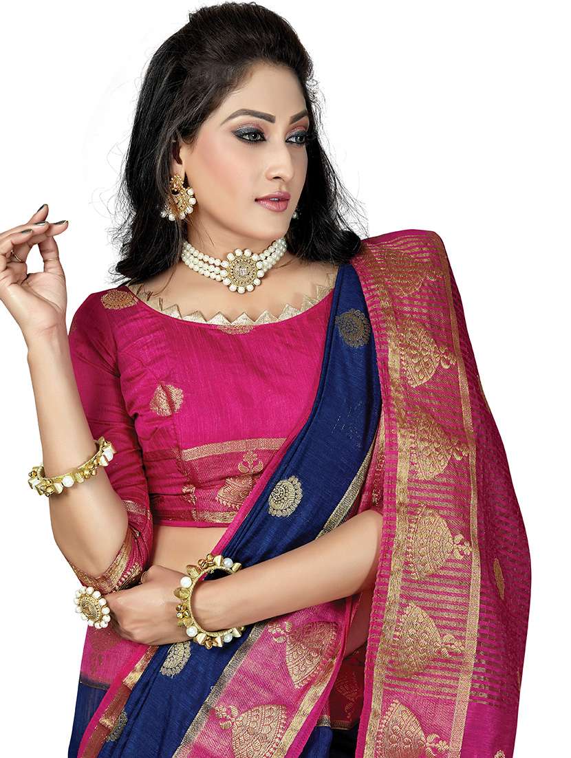 women self design banarasi saree with blouse - 21318061 - Standard Image - 2