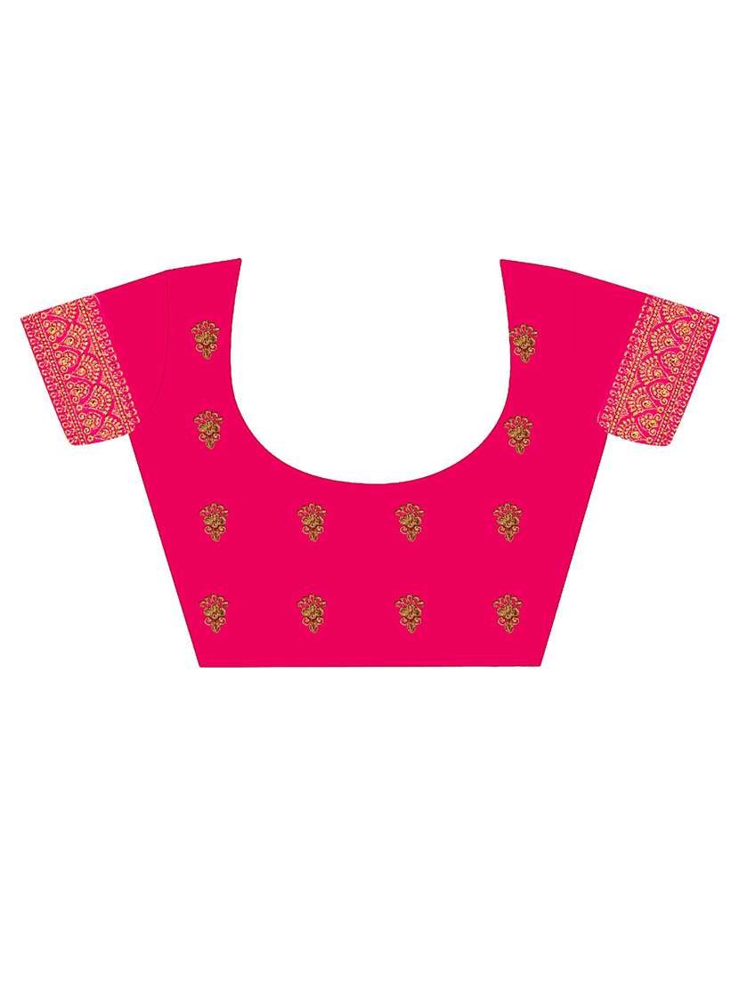 women light blue embroidered saree with blouse - 21318083 -  Standard Image - 2