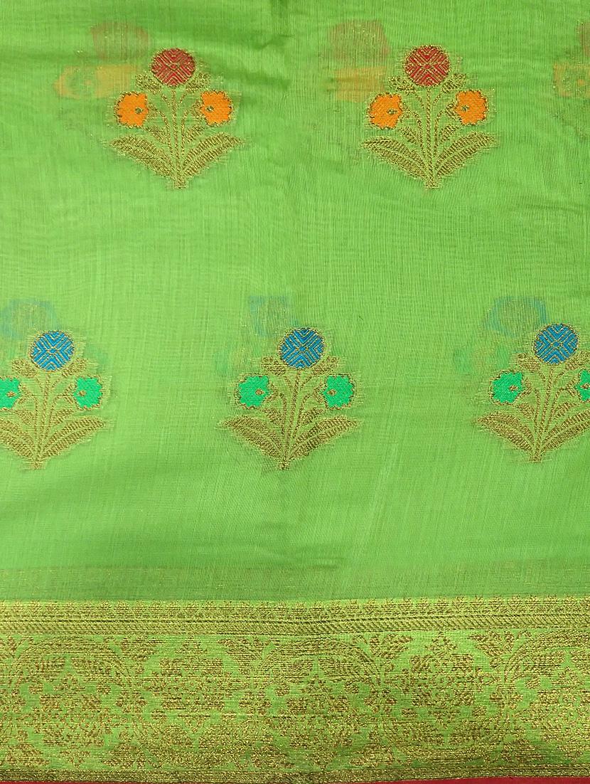 women self design handloom saree with blouse - 21318088 - Standard Image - 2