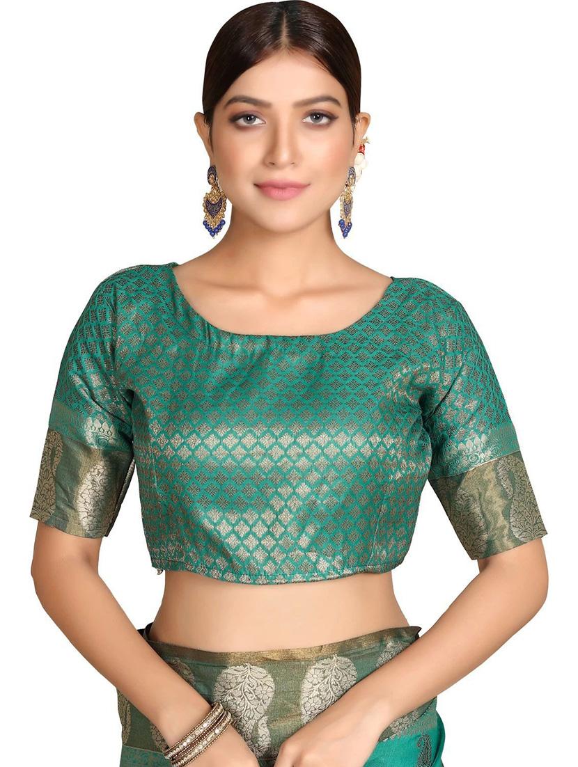 women self design handloom saree with blouse - 21318089 - Standard Image - 2