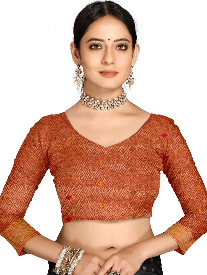 women self design banarasi saree with blouse - 21318197 - Standard Image - 2