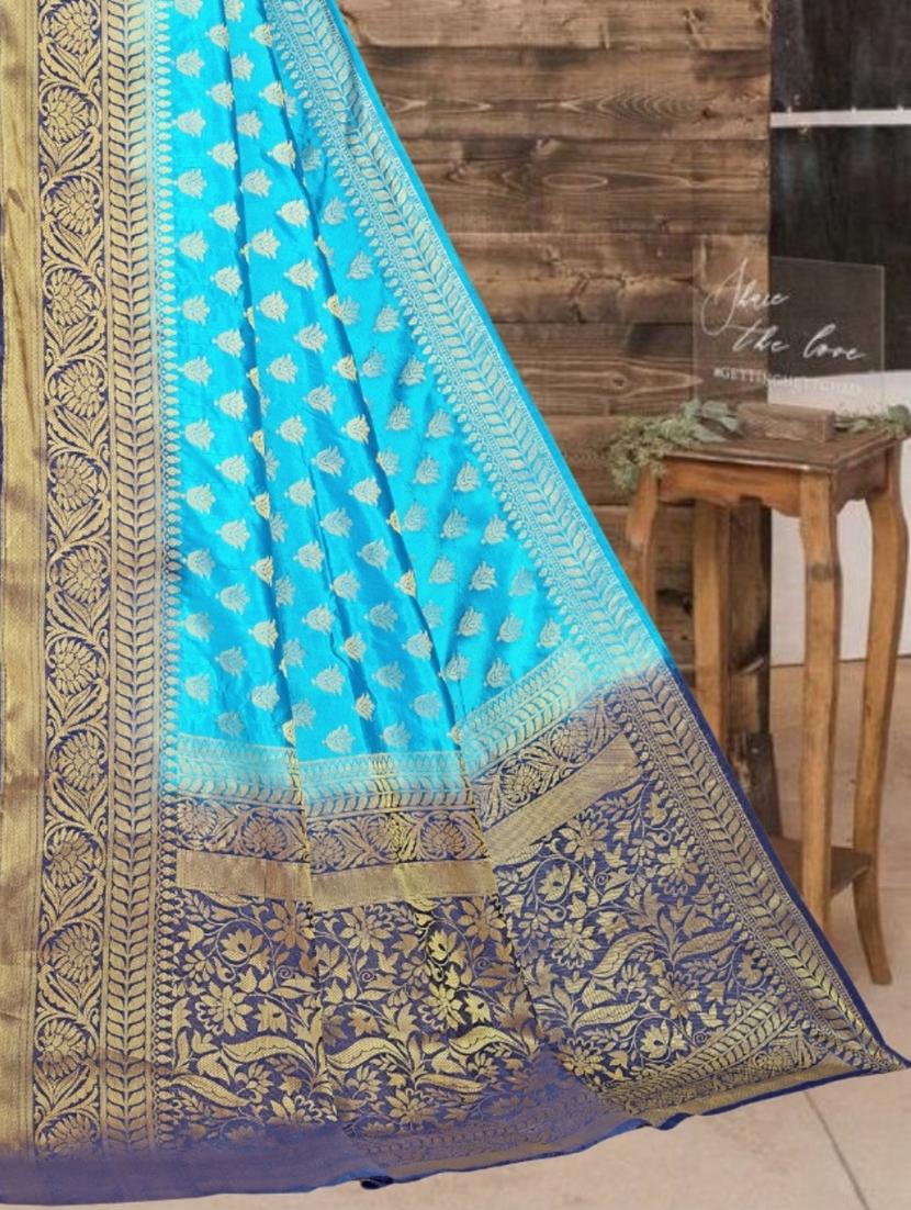 women self design banarasi saree with blouse - 21318491 - Standard Image - 2