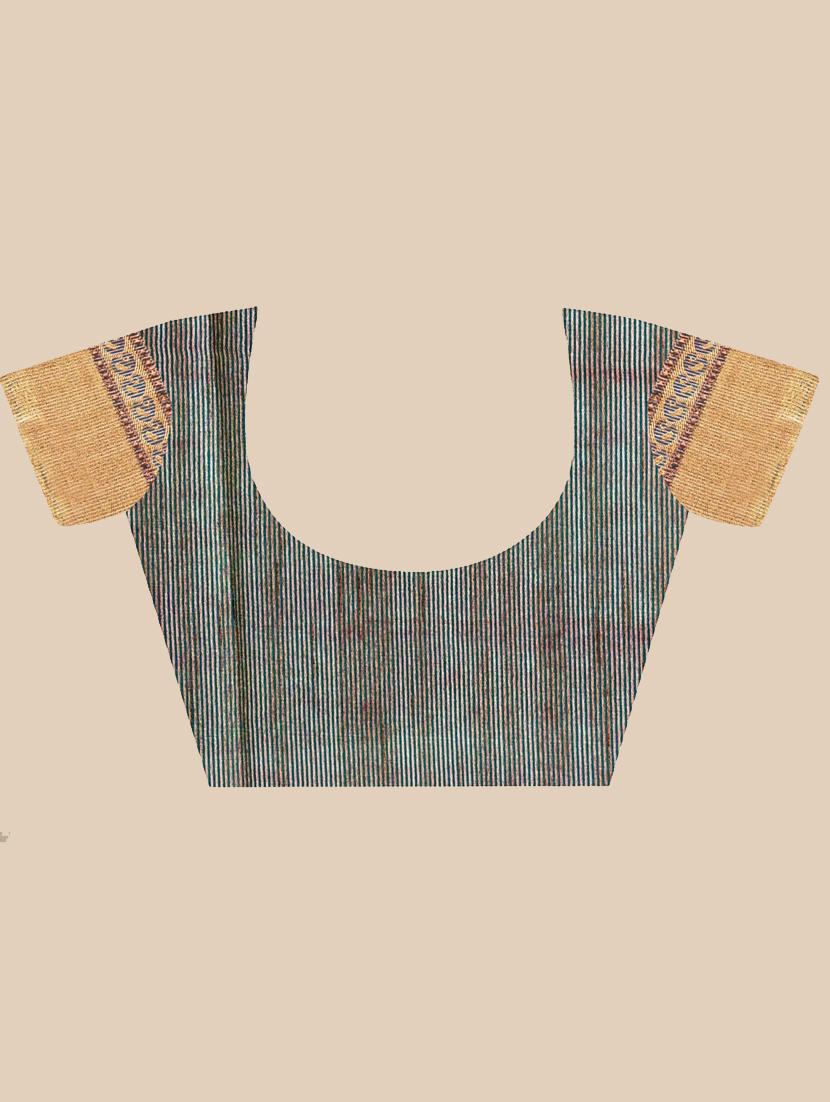 women green kanjivaram saree with blouse - 21318535 - Standard Image - 2