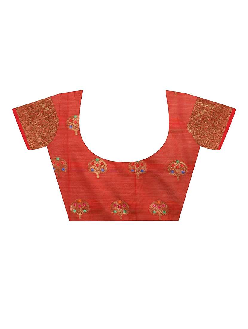 women green konrad saree with blouse - 21318620 -  Standard Image - 2