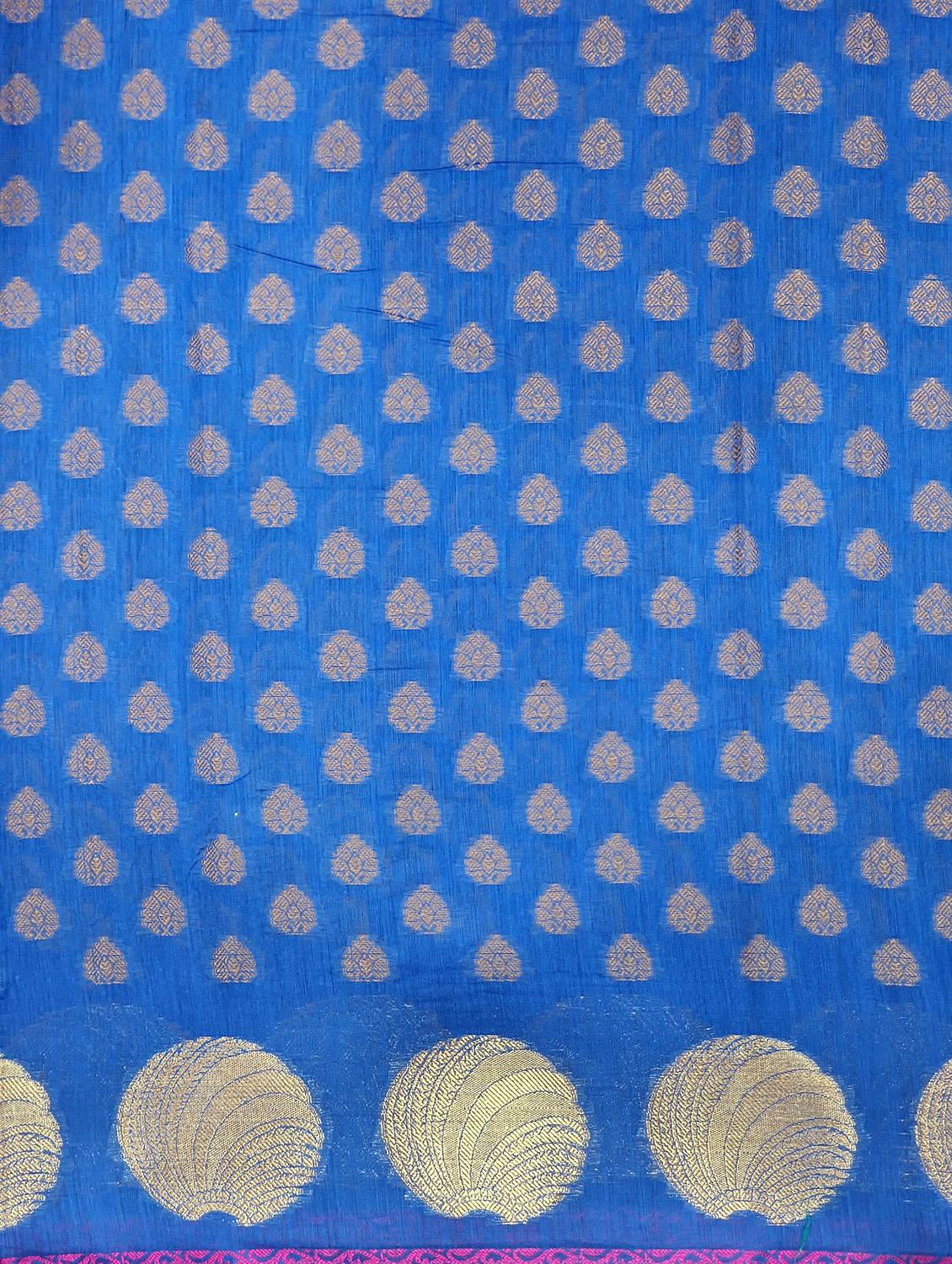 women self design handloom saree with blouse - 21318730 - Standard Image - 2