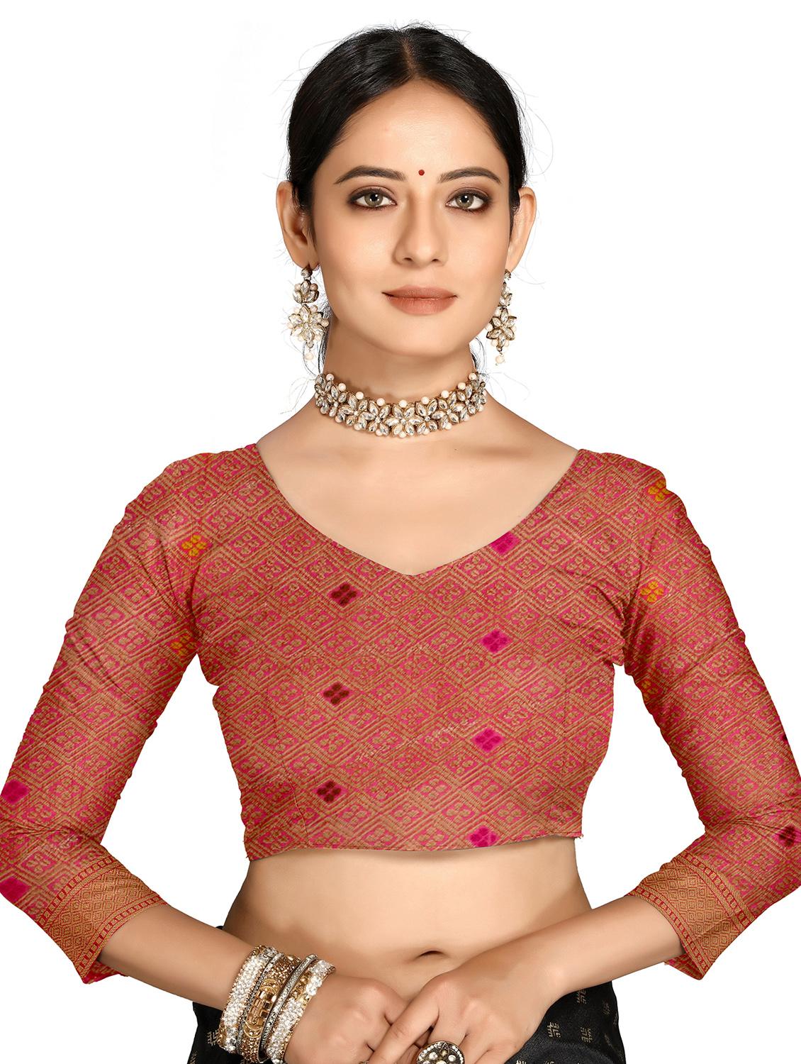women self design banarasi saree with blouse - 21318814 - Standard Image - 2