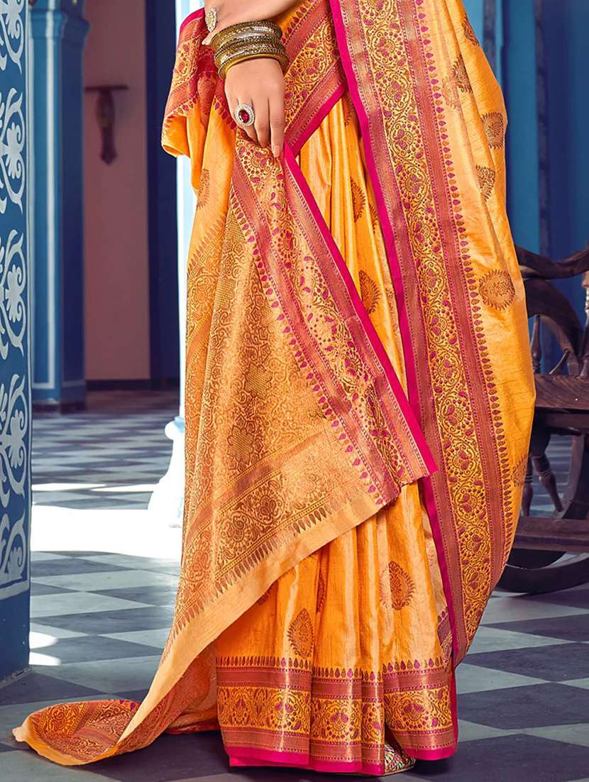 women self design zari work saree with blouse - 21318861 -  Standard Image - 2