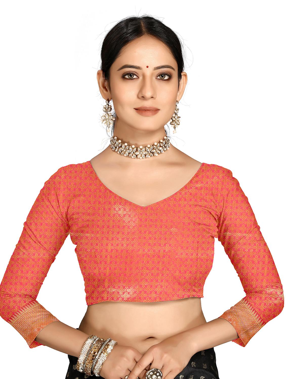 women self design zari work saree with blouse - 21318896 - Standard Image - 2