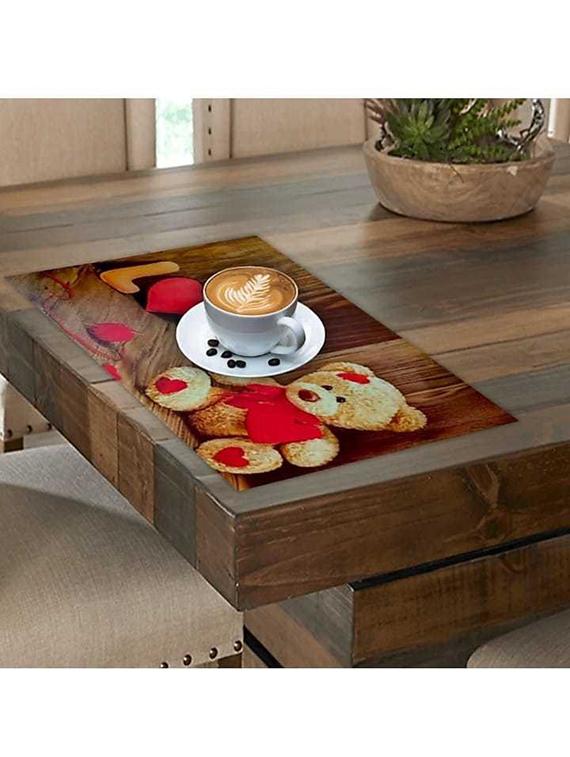 oval pack of 6 table placemat (multicolor, pvc) - 21319054 - Standard Image - 2