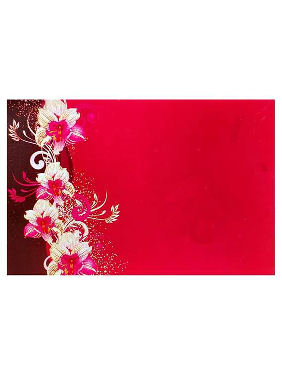 rectangular pack of 3 table placemat (red, pvc) - 21319103 -  Standard Image - 2