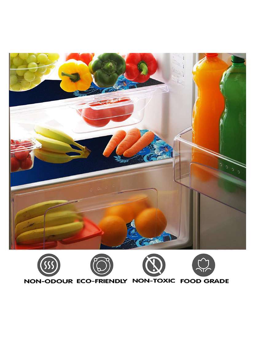 set of printed fridge mats with top cover - 21319708 -  Standard Image - 2