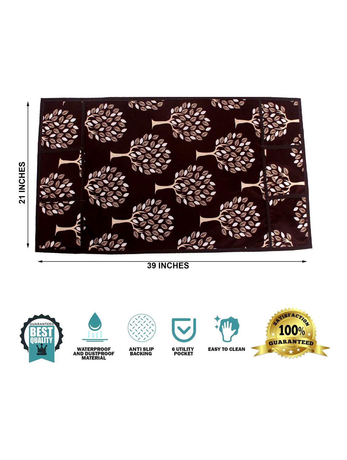 set of printed fridge mats with top cover - 21319727 -  Standard Image - 2