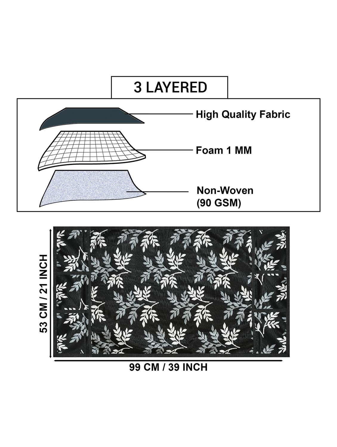 fridge top cover with 3 mats - 21319808 -  Standard Image - 2