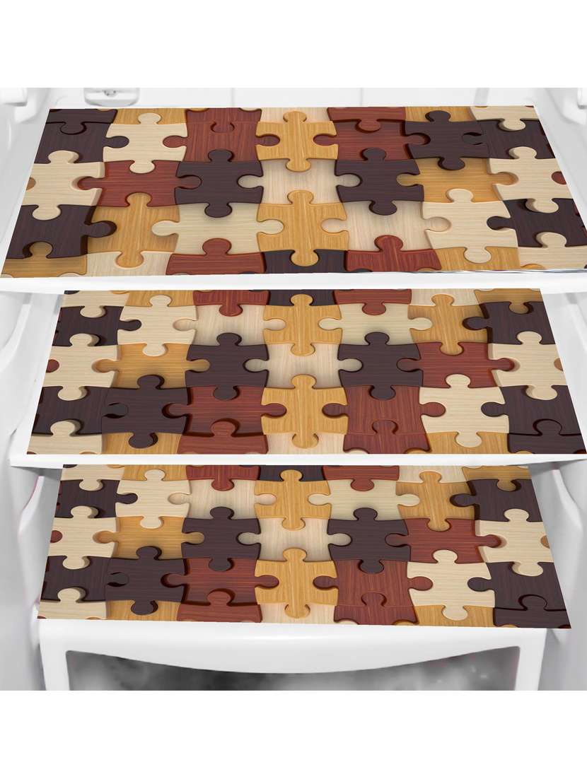 set of printed fridge mats (width: 44 cm) - 21319953 -  Standard Image - 2