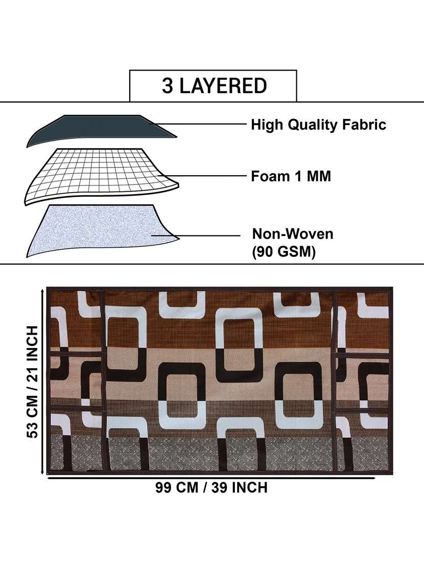 set of printed fridge mats with top cover - 21320096 -  Standard Image - 2