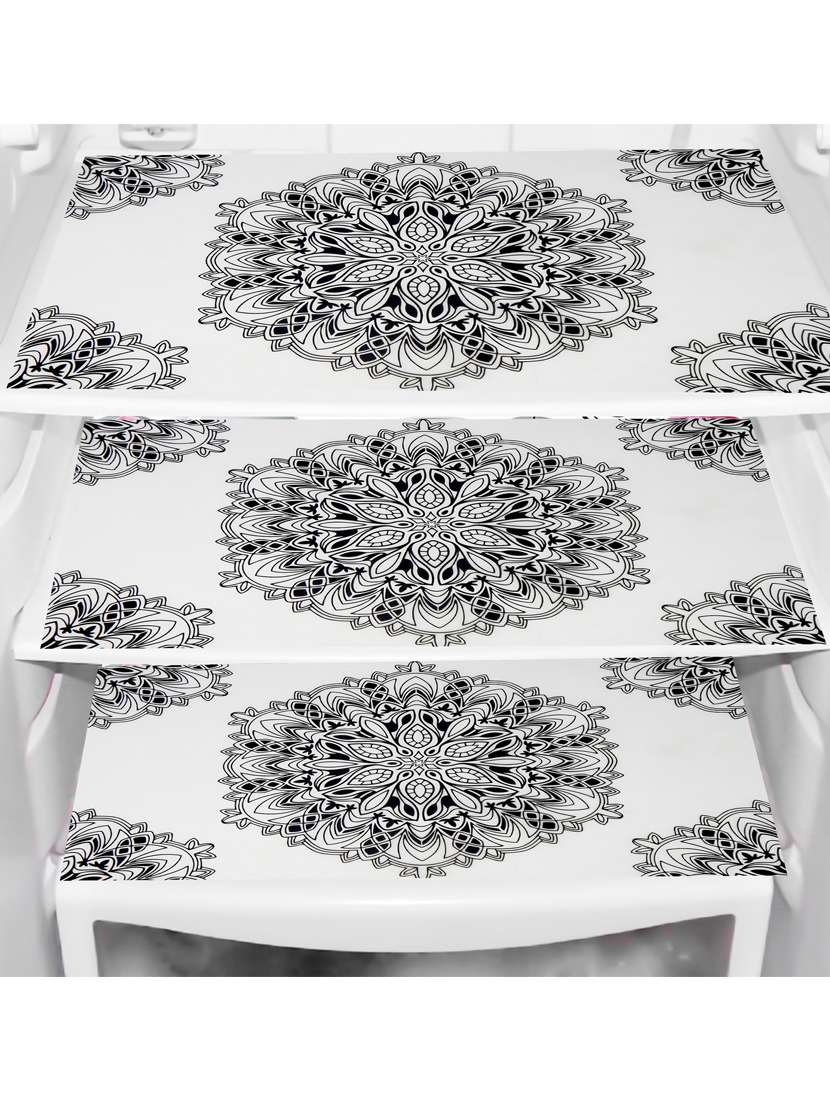 set of printed fridge mats with top cover - 21320249 -  Standard Image - 2