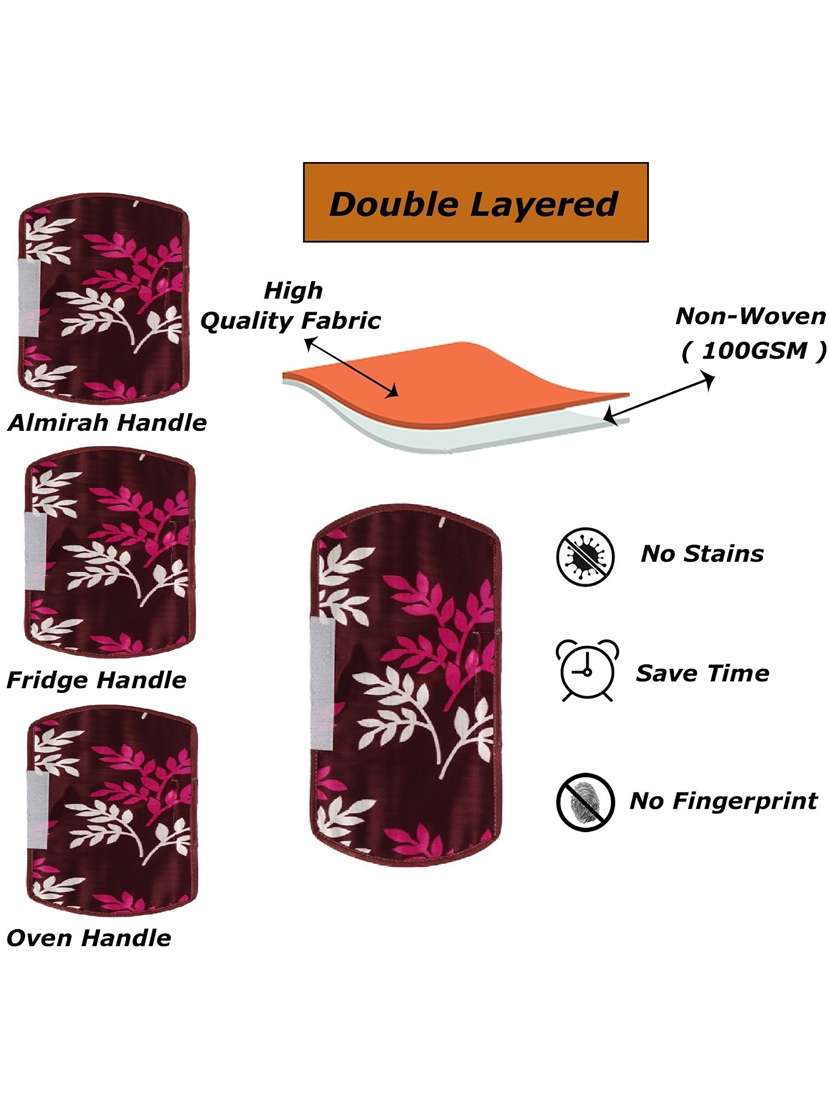 set of printed fridge mats with top cover - 21320356 -  Standard Image - 2