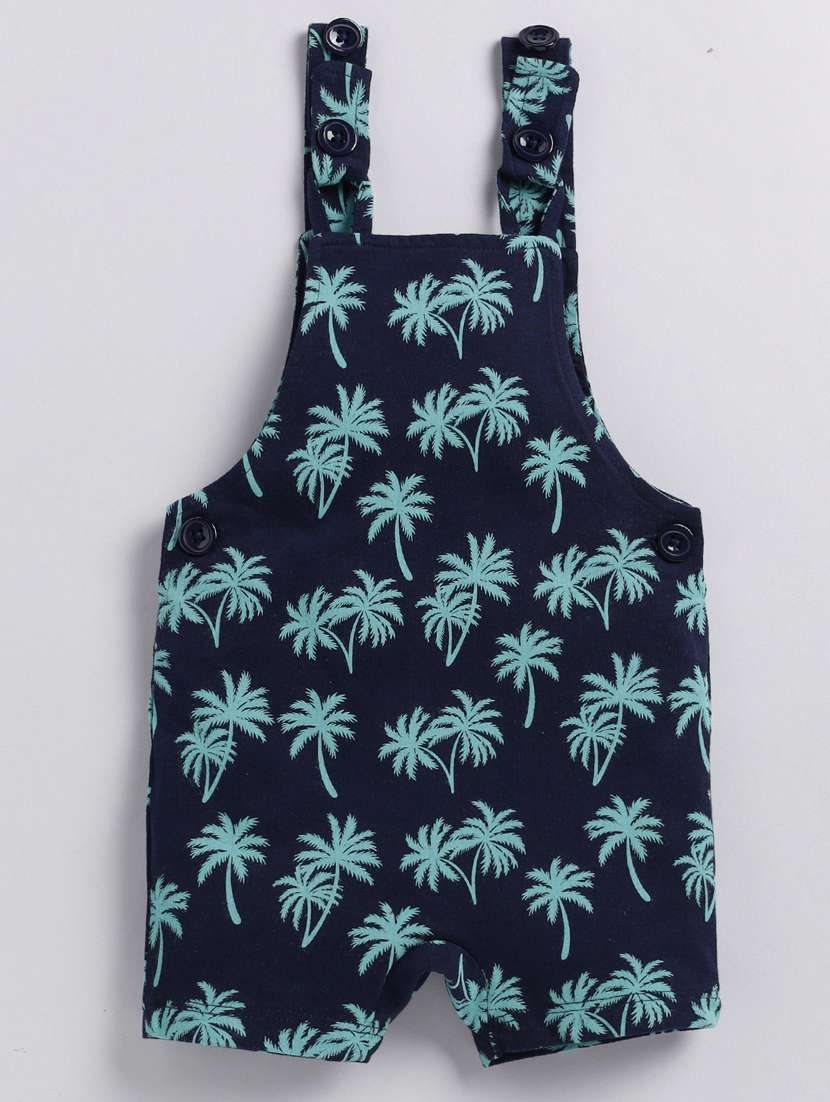 kids printed dungarees with t-shirt - 21321627 - Standard Image - 2