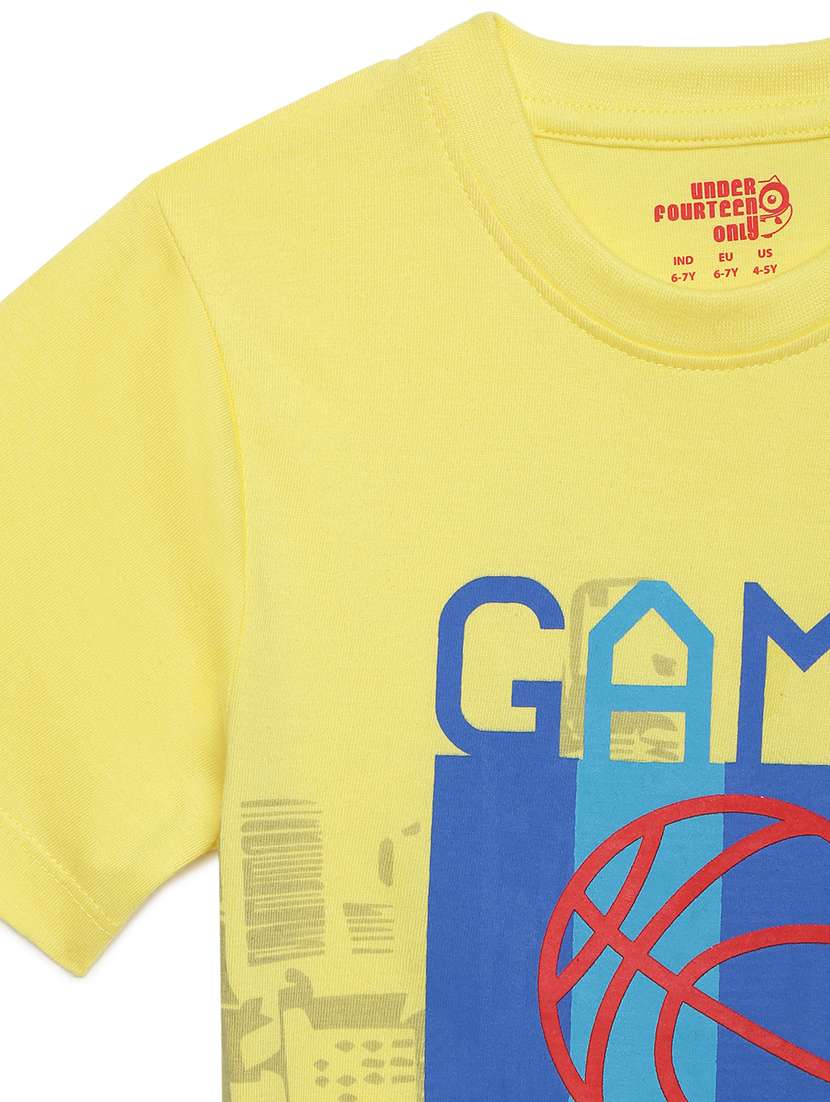 yellow cotton tshirt - 21321636 - Standard Image - 2