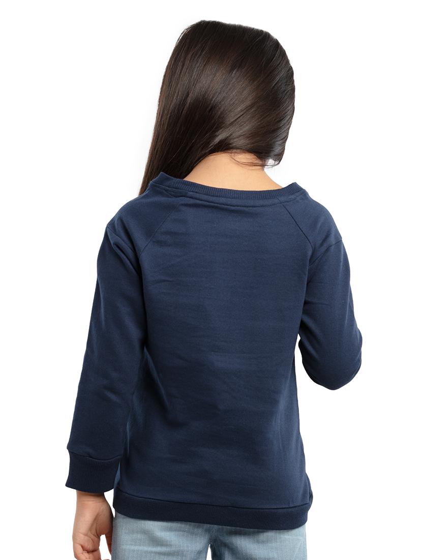girls long sleeves round neck sweatshirts - 21322015 - Standard Image - 2