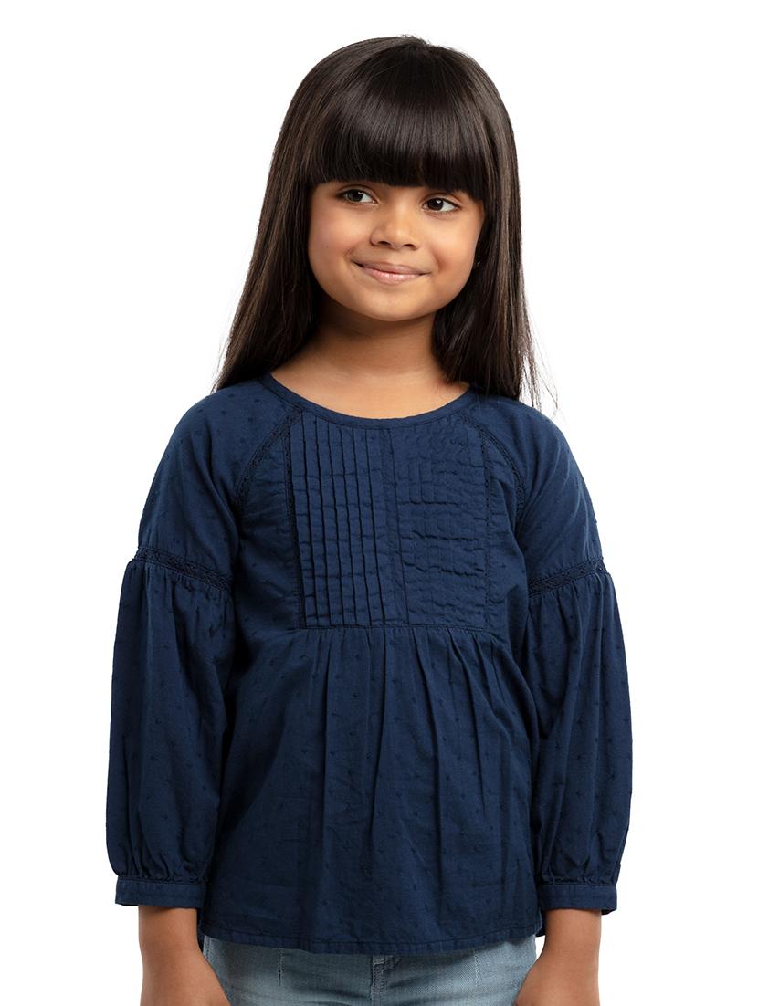blue cotton top 