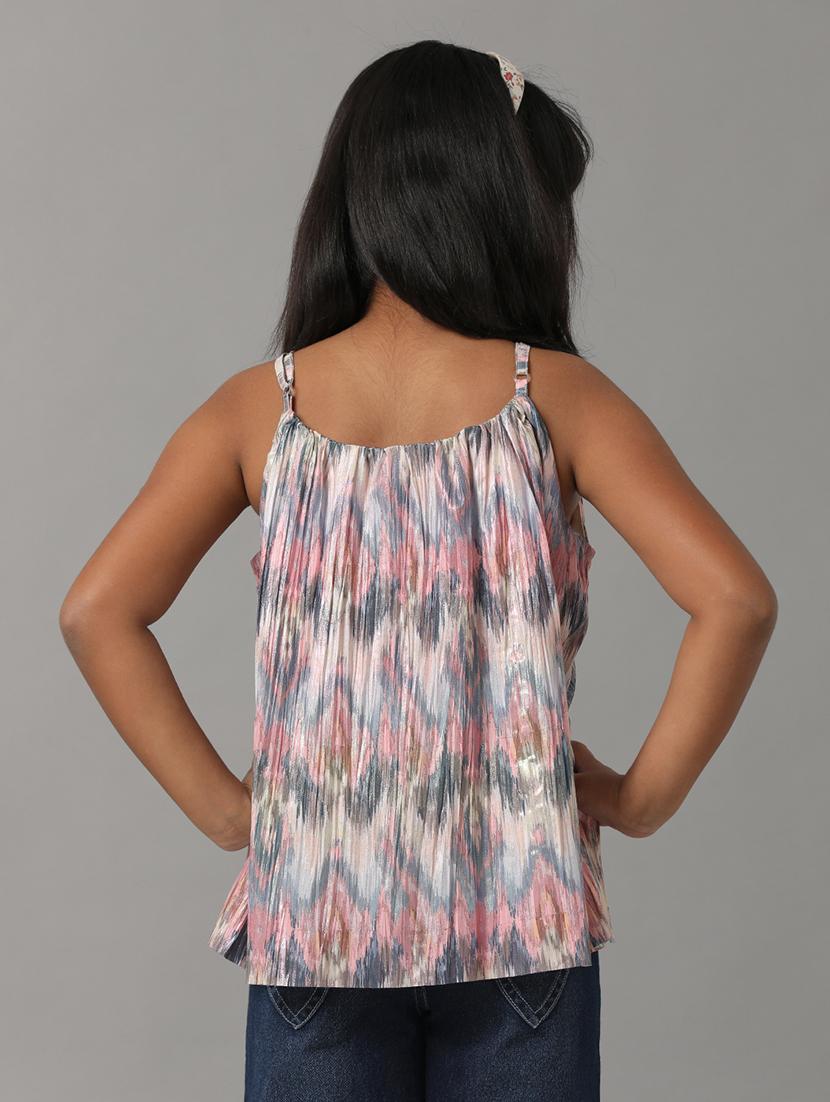 pink polyester top - 21322237 - Standard Image - 2