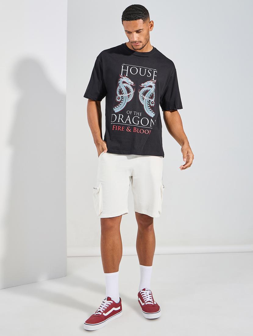 men short sleeve oversized t-shirt - 21324331 - Standard Image - 2