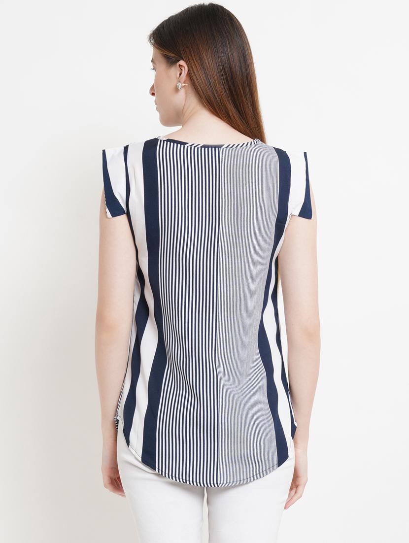 women white polyester regular top - 21324766 - Standard Image - 2