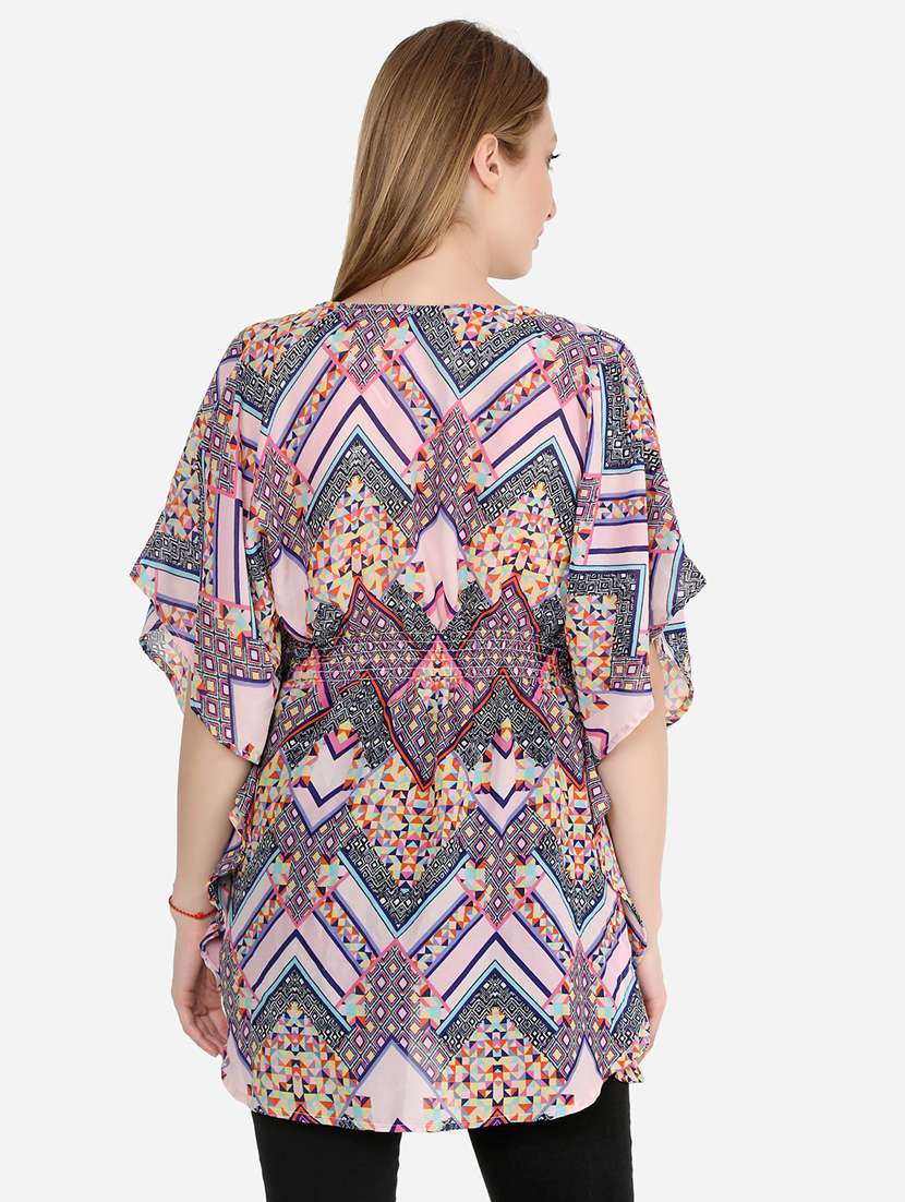 women pink georgette regular top - 21324773 - Standard Image - 2