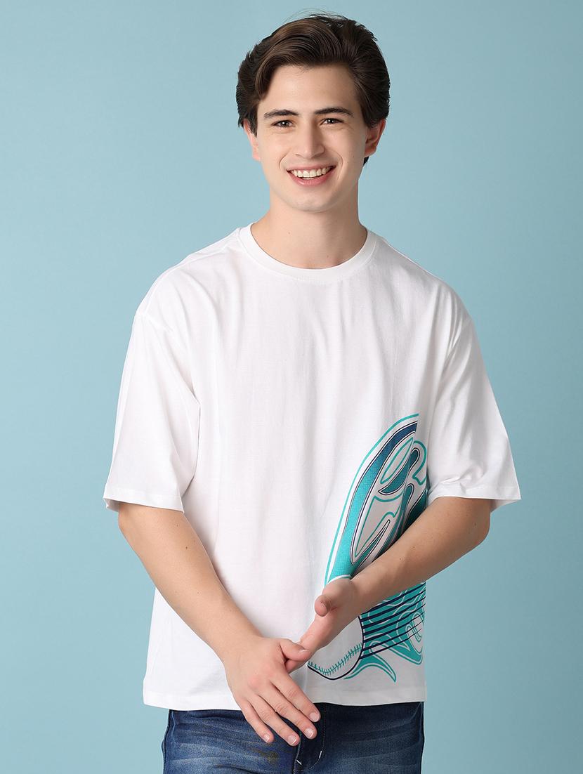 men's printed oversized t-shirt - 21325109 -  Zoom Image - 0