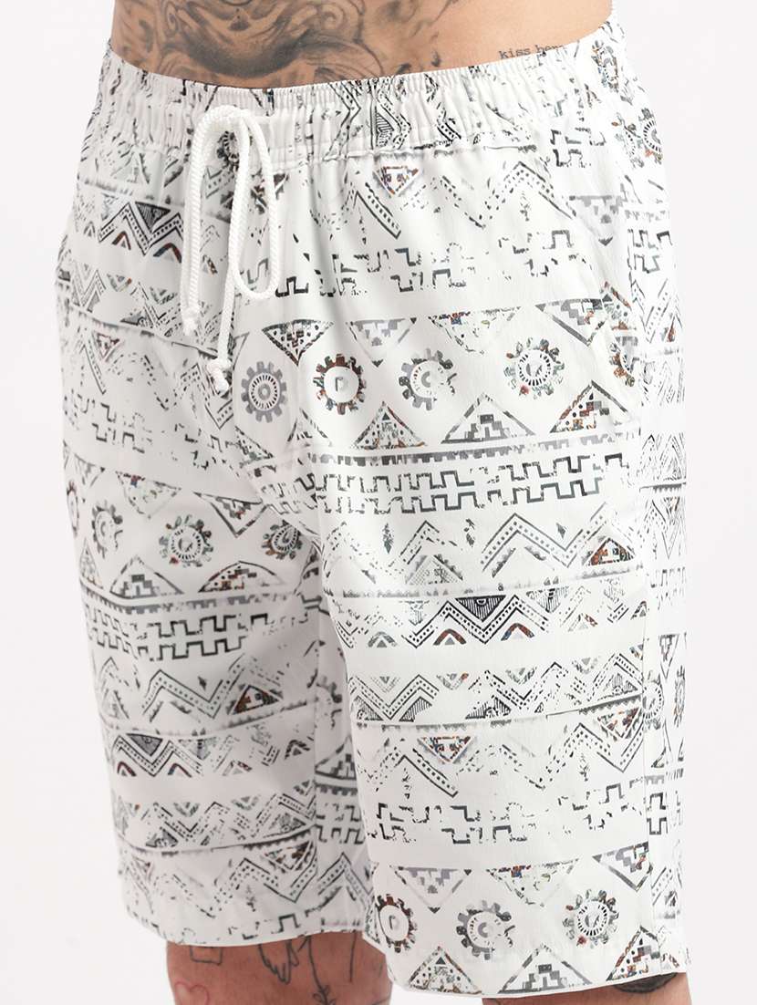 men printed cotton co-ord set - 21325441 -  Standard Image - 7