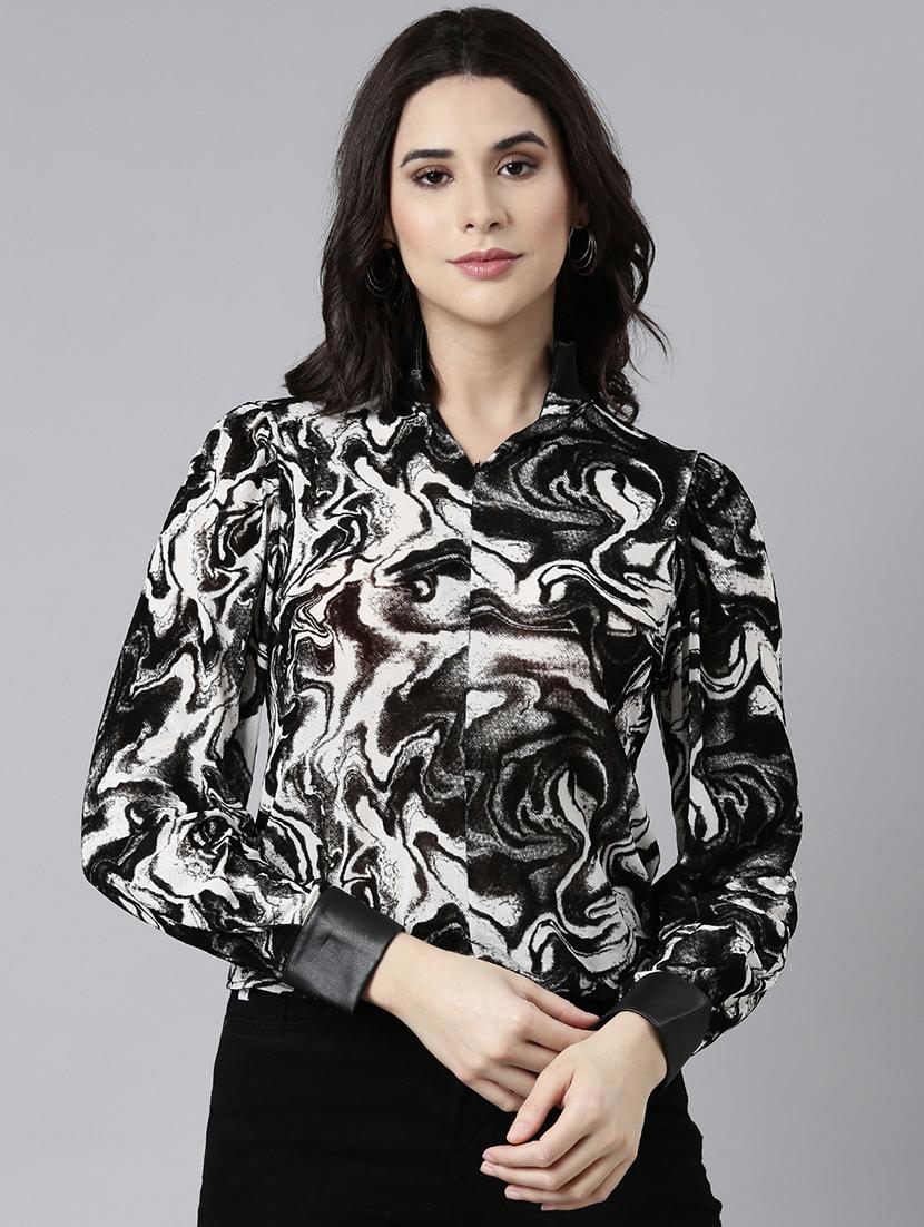 women black viscose regular top - 21325609 - Zoom Image - 0