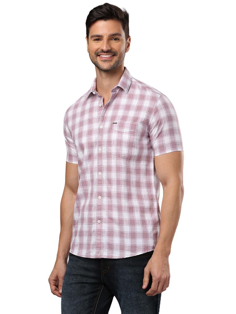 men white cotton casual shirt - 21326805 - Standard Image - 2