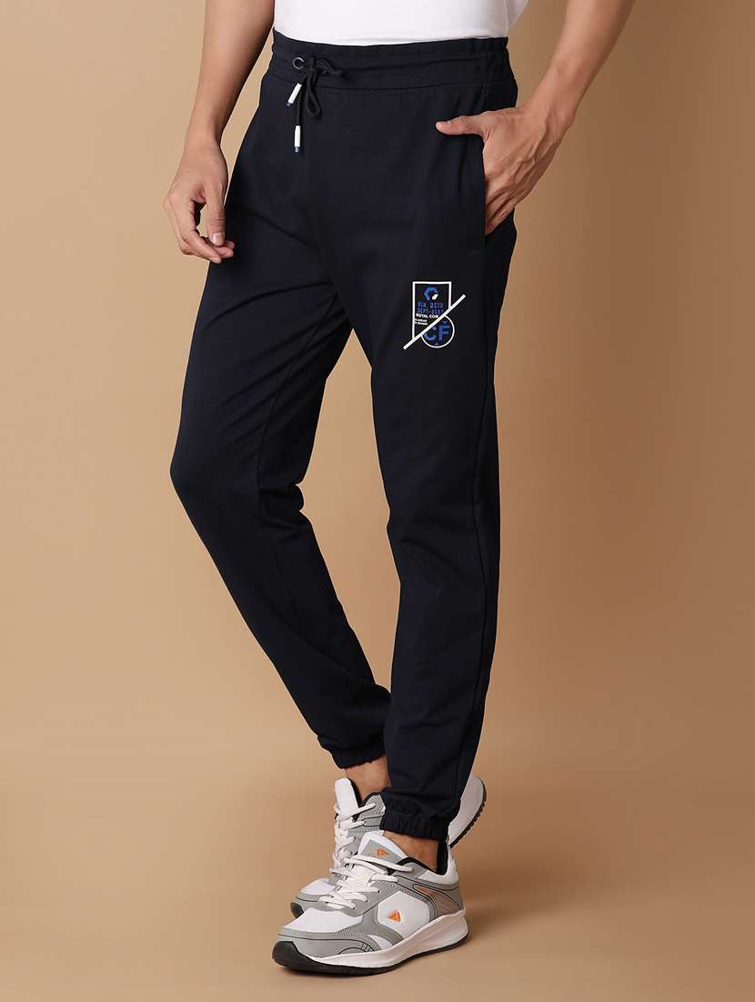 men solid mid rise full length jogger - 21328573 -  Standard Image - 2